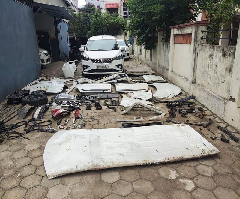 Complete car disassembly and rebuild