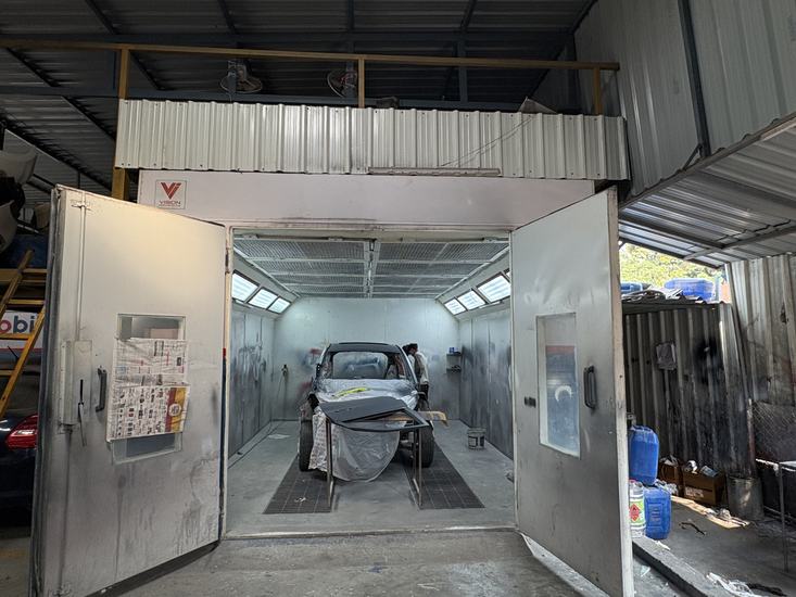 Paint Booth — Entrance